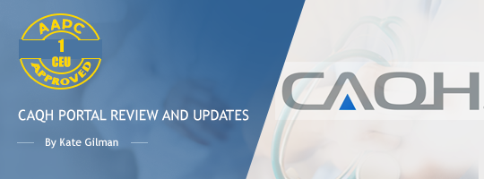 CAQH Portal Review and Updates
